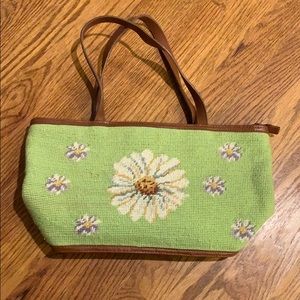 Daisy Needle Point Shoulder bag
